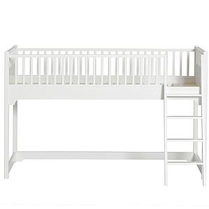 Cama media-alta 90x200cm SEASIDE CLASSIC Oliver Furniture blanco