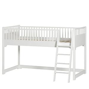 Cama media-alta 90x200cm SEASIDE CLASSIC Oliver Furniture blanco