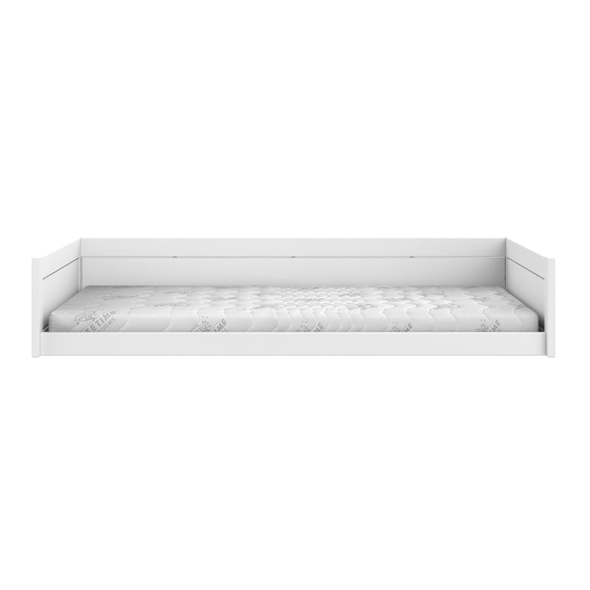 Cama Montessori 120x200cm somier Premiun Lifetime blanco
