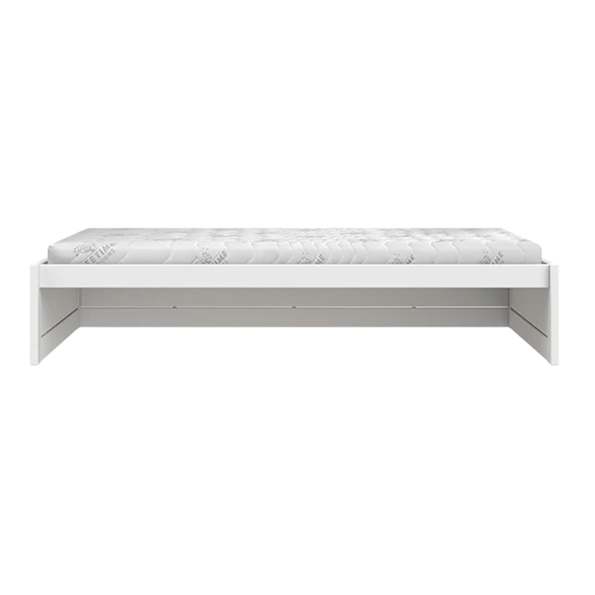 Cama Montessori 120x200cm somier Premiun Lifetime blanco