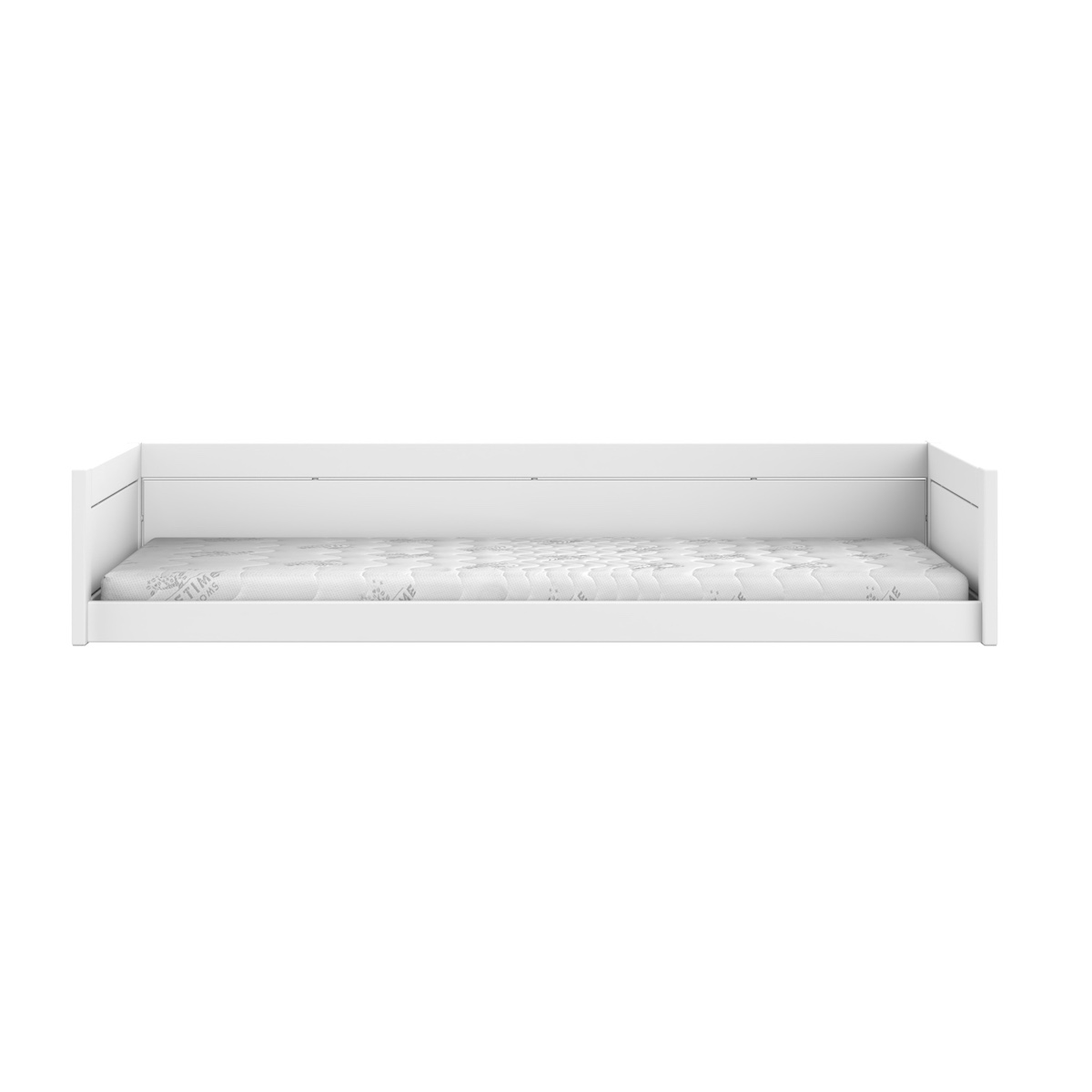 Cama Montessori 90x200cm somier Premiun Lifetime blanco