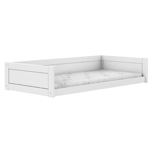 Cama Montessori 90x200cm somier Premiun Lifetime blanco