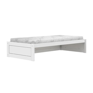 Cama Montessori 90x200cm somier Premiun Lifetime blanco