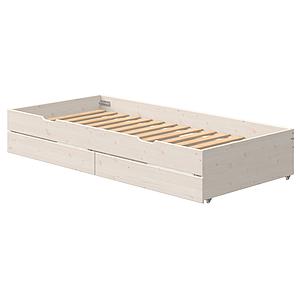 Cama nido-2 cajones 90x200cm CLASSIC Flexa blanco cal