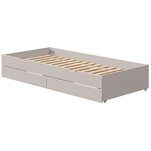 Cama nido-2 cajones 90x200cm CLASSIC Flexa grey washed