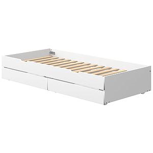 Cama nido-2 cajones 90x200cm WHITE Flexa blanco-blanco