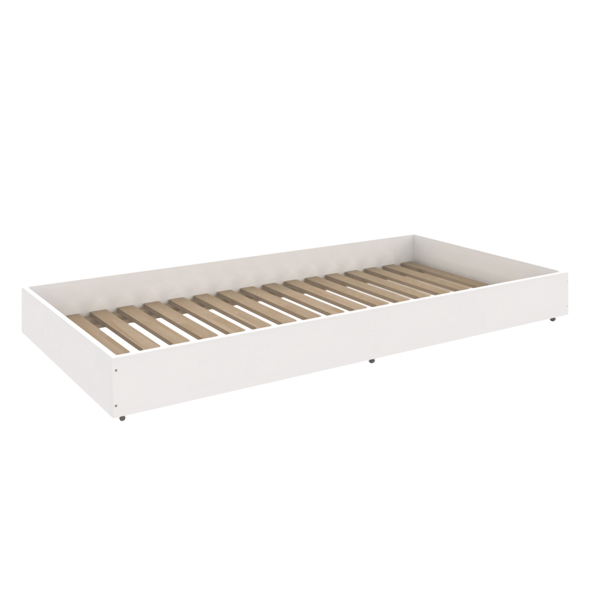 Cama nido con ruedas 90x185cm DESTYLE de Breuyn lacado blanco