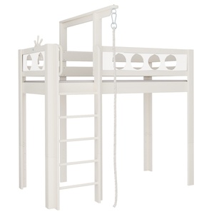 Cama Pirata alta cuerda DELUXE de Breuyn blanqueada