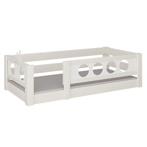Cama Pirata baja DELUXE de Breuyn blanqueada
