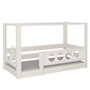 Cama Pirata con dosel DELUXE de Breuyn blanqueada