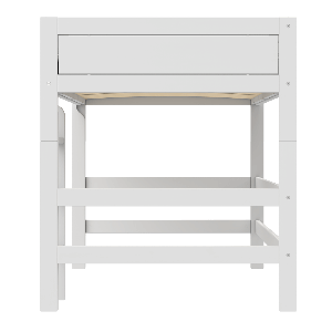 Cama semi alta 120x200cm PREMIUM Lifetime white