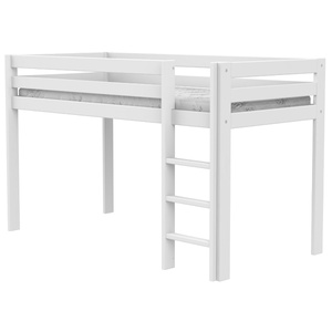 Cama semi alta 90x200cm ELEMENTS Lifetime blanco