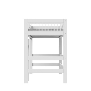 Cama semi alta-escalera recta 90x200cm BREEZE Lifetime blanco