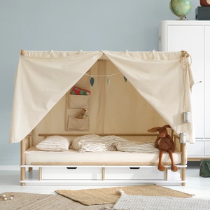 Cama sofá 90x180cm CAMP Oliver Furniture blanco-roble