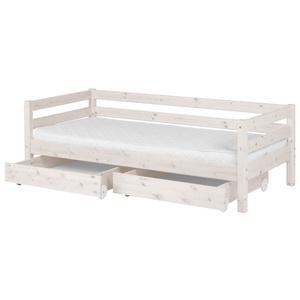 Cama-sofá 90x200cm 2 cajones CLASSIC Flexa blanco cal