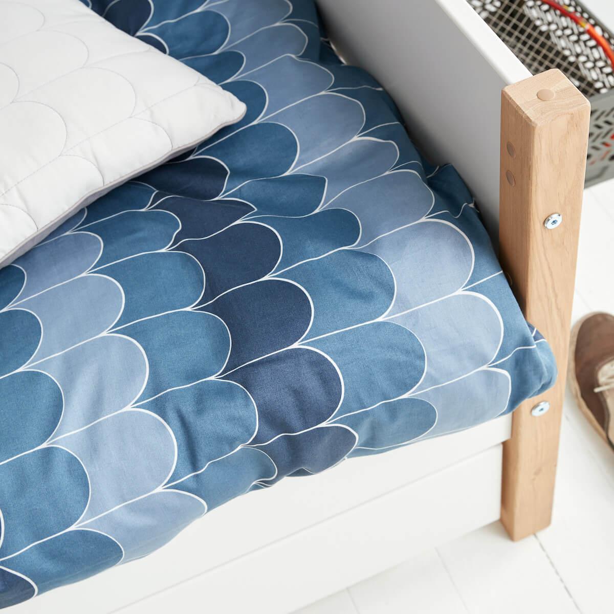 Cama-sofá 90x200cm 2 cajones NOR Flexa roble-blanco
