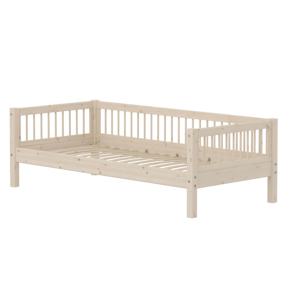 Cama-sofá 90x200cm barras CLASSIC Flexa white washed