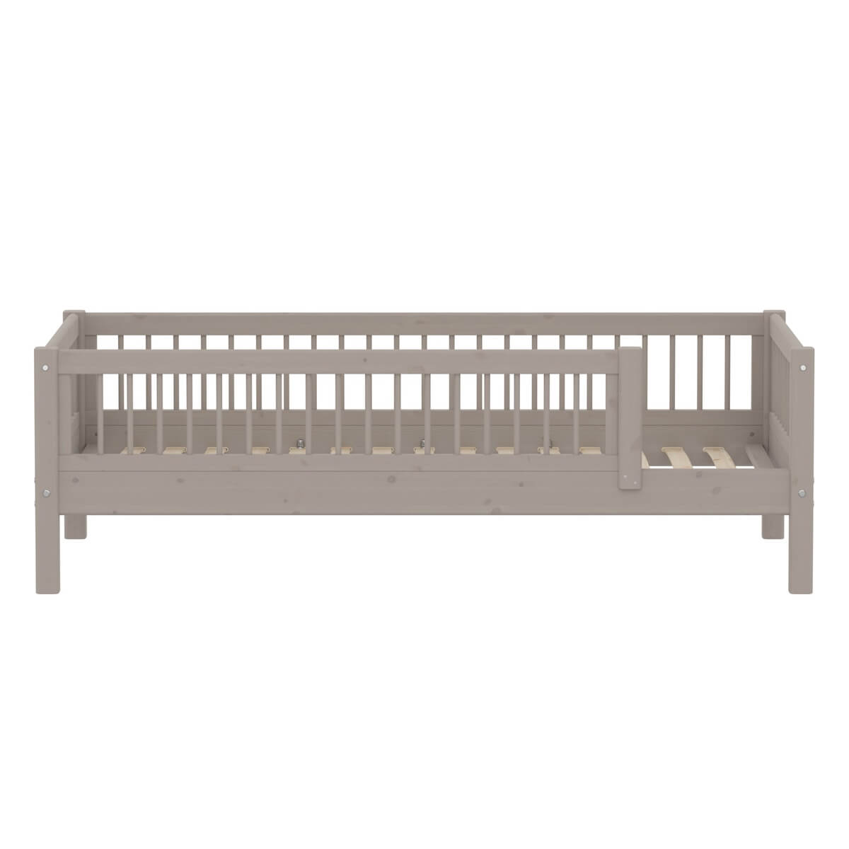 Cama-sofá 90x200cm barrera barras CLASSIC Flexa grey washed