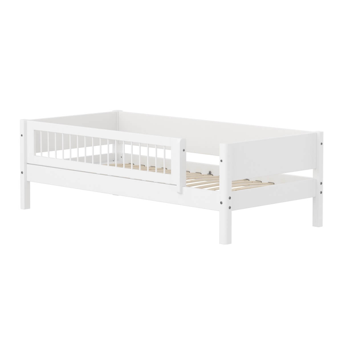 Cama-sofá 90x200cm barrera barras WHITE Flexa