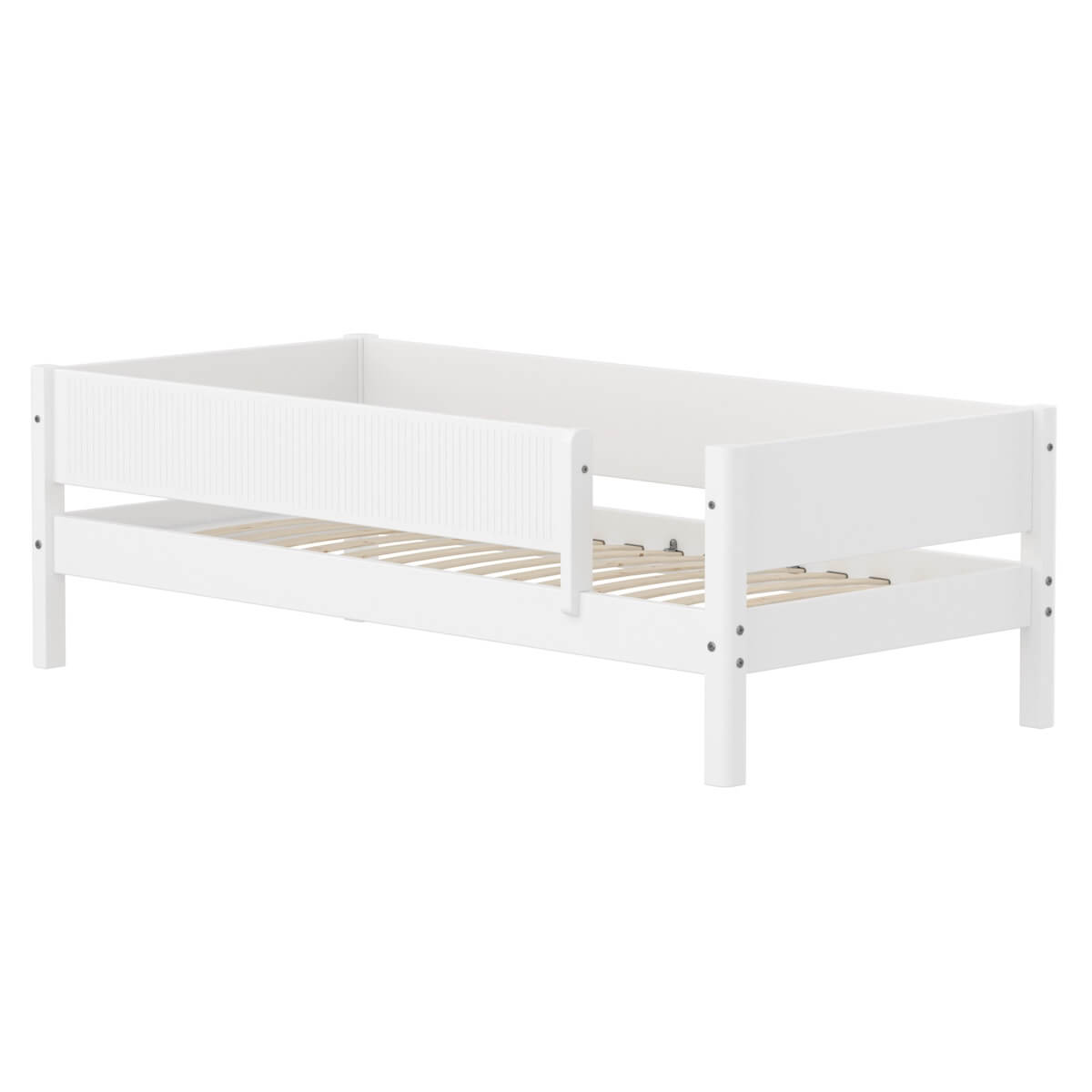 Cama-sofá 90x200cm barrera ranuras WHITE Flexa