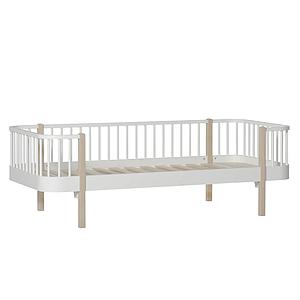 Cama sofá 90x200cm WOOD ORIGINAL Oliver Furniture blanco-roble