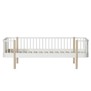Cama sofá 90x200cm WOOD ORIGINAL Oliver Furniture blanco-roble