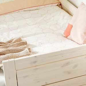 Cama-sofá base 90x200cm somier Deluxe Lifetime blanqueado