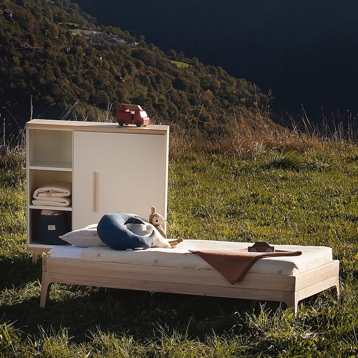 Cama-sofá júnior KERA fresno pie Pure