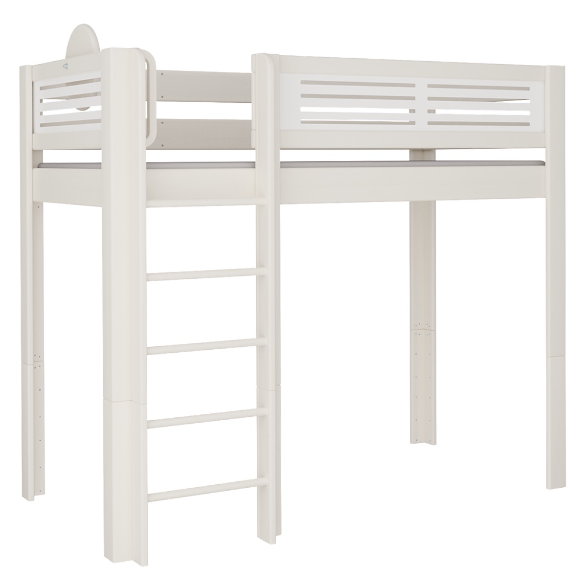 Cama Tatü alta DELUXE de Breuyn blanqueada