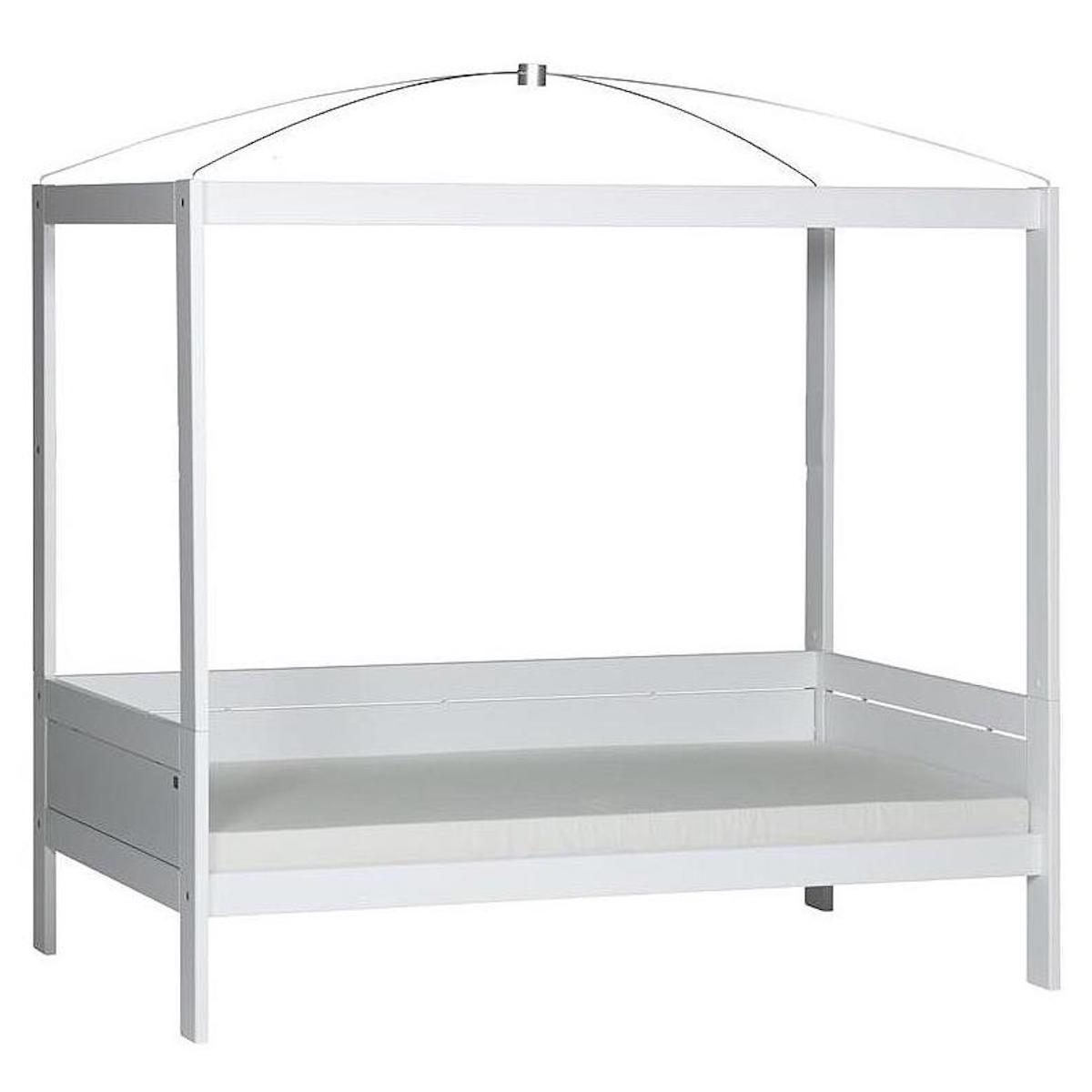 Cama techo-cúpula 90x200cm Lifetime blanco