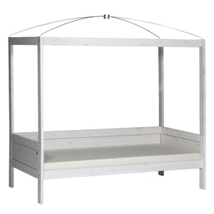 Cama techo-cúpula 90x200cm Lifetime blanqueado