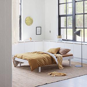 Cama tumbona 120cm WOOD Oliver Furniture blanco