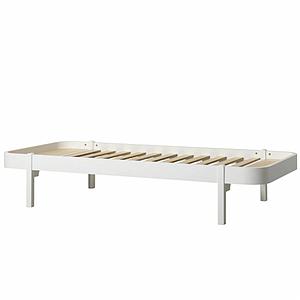 Cama tumbona 90cm WOOD Oliver Furniture blanco