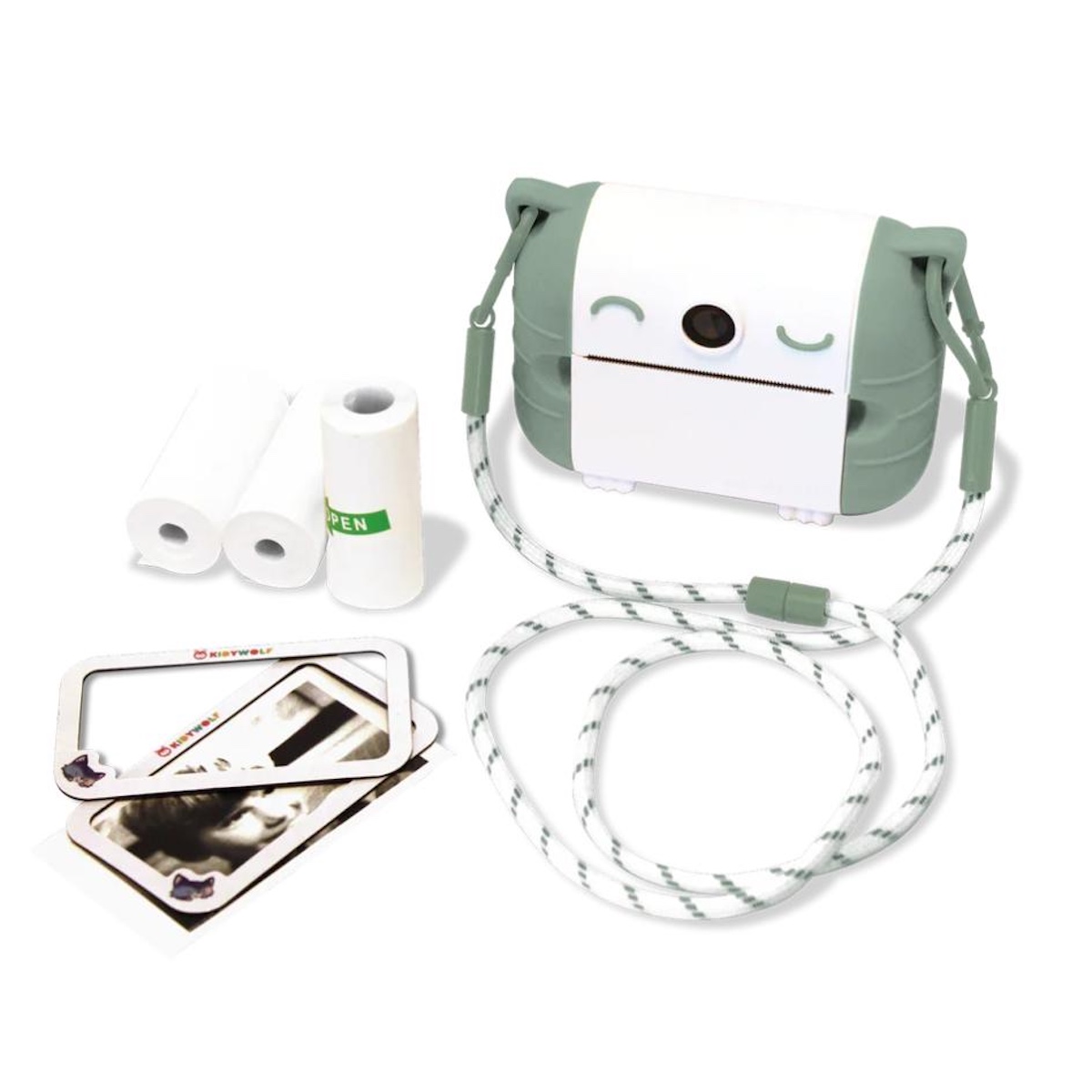 Cámara de impresión térmica KIDYPRINT Kidywolf Green