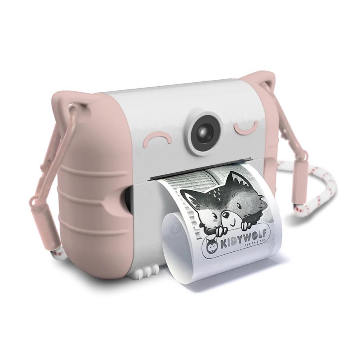 Cámara de impresión térmica KIDYPRINT Kidywolf Peach