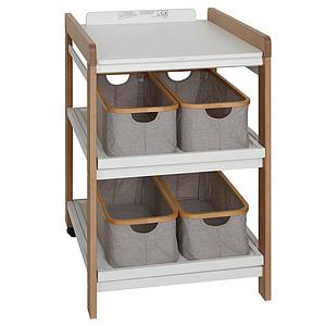 Cambiador bebé COMFORT Quax blanco-natural