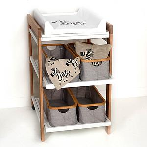 Cambiador bebé COMFORT Quax blanco-natural