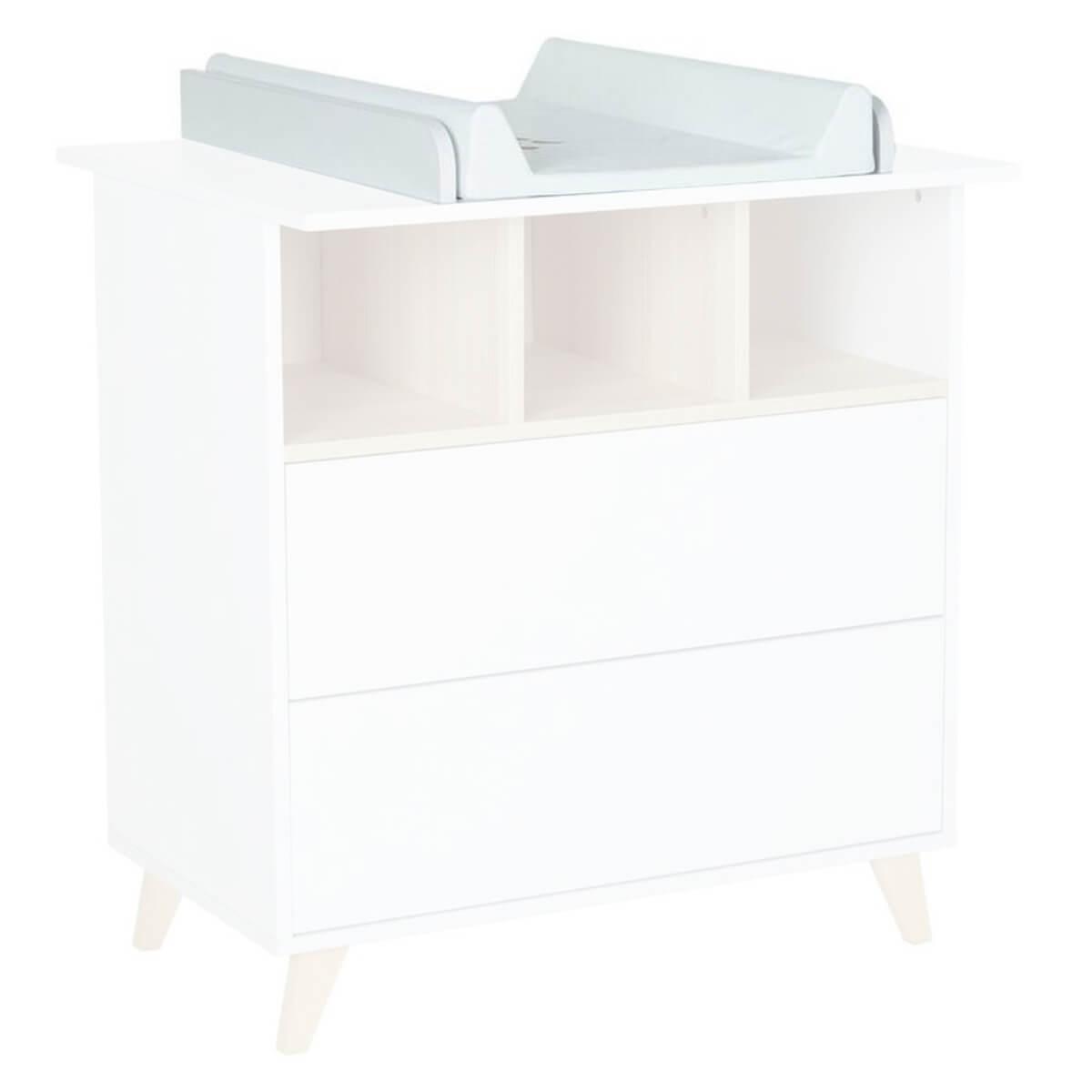 Cambiador cómoda LOFT Quax blanco