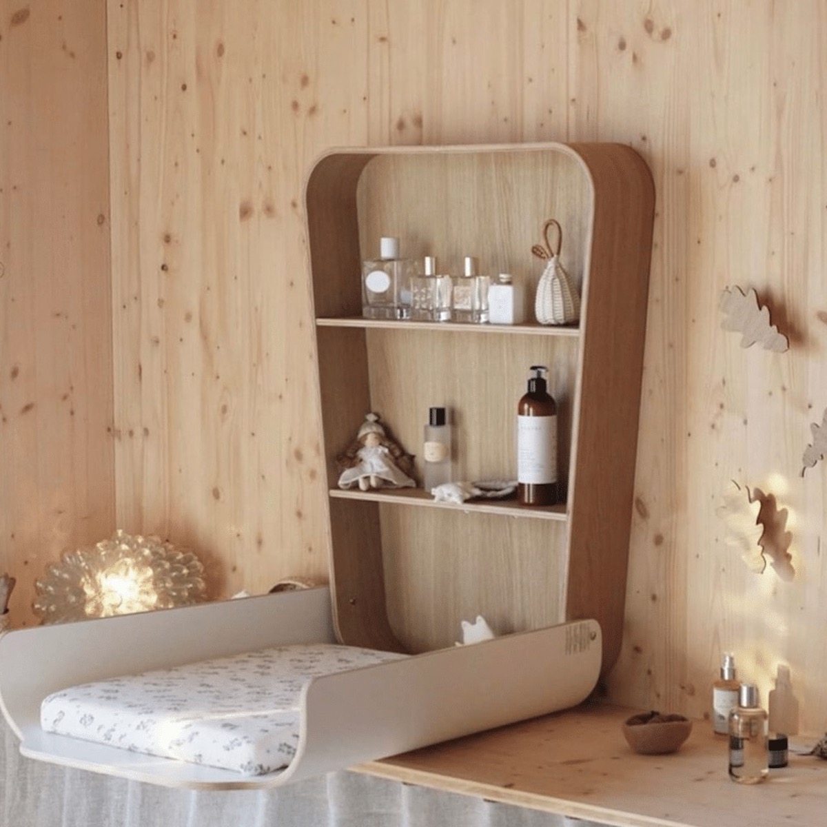 Cambiador pared NOGA Charlie Crane gentle white