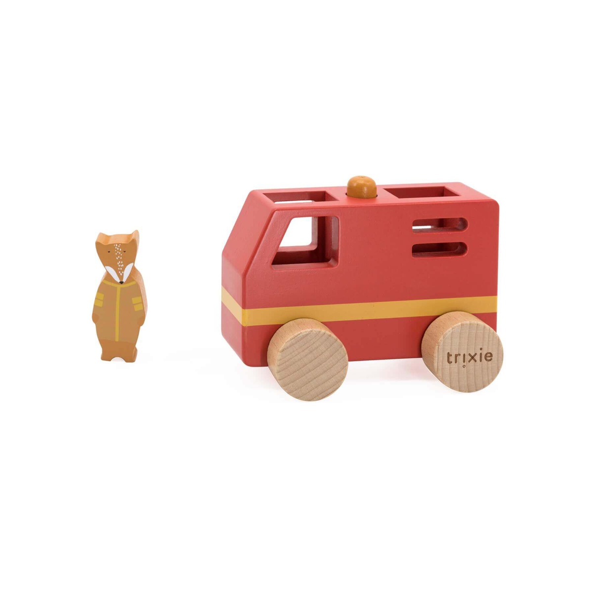 Camión bomberos small madera ALL ANIMALS Trixie