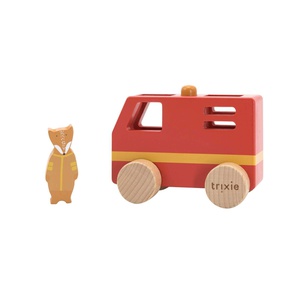 Camión bomberos small madera ALL ANIMALS Trixie