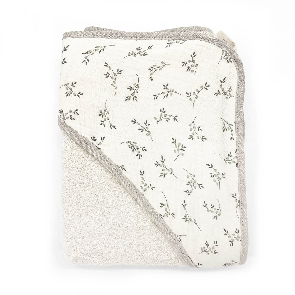 Capa baño Babyshower olive bloom