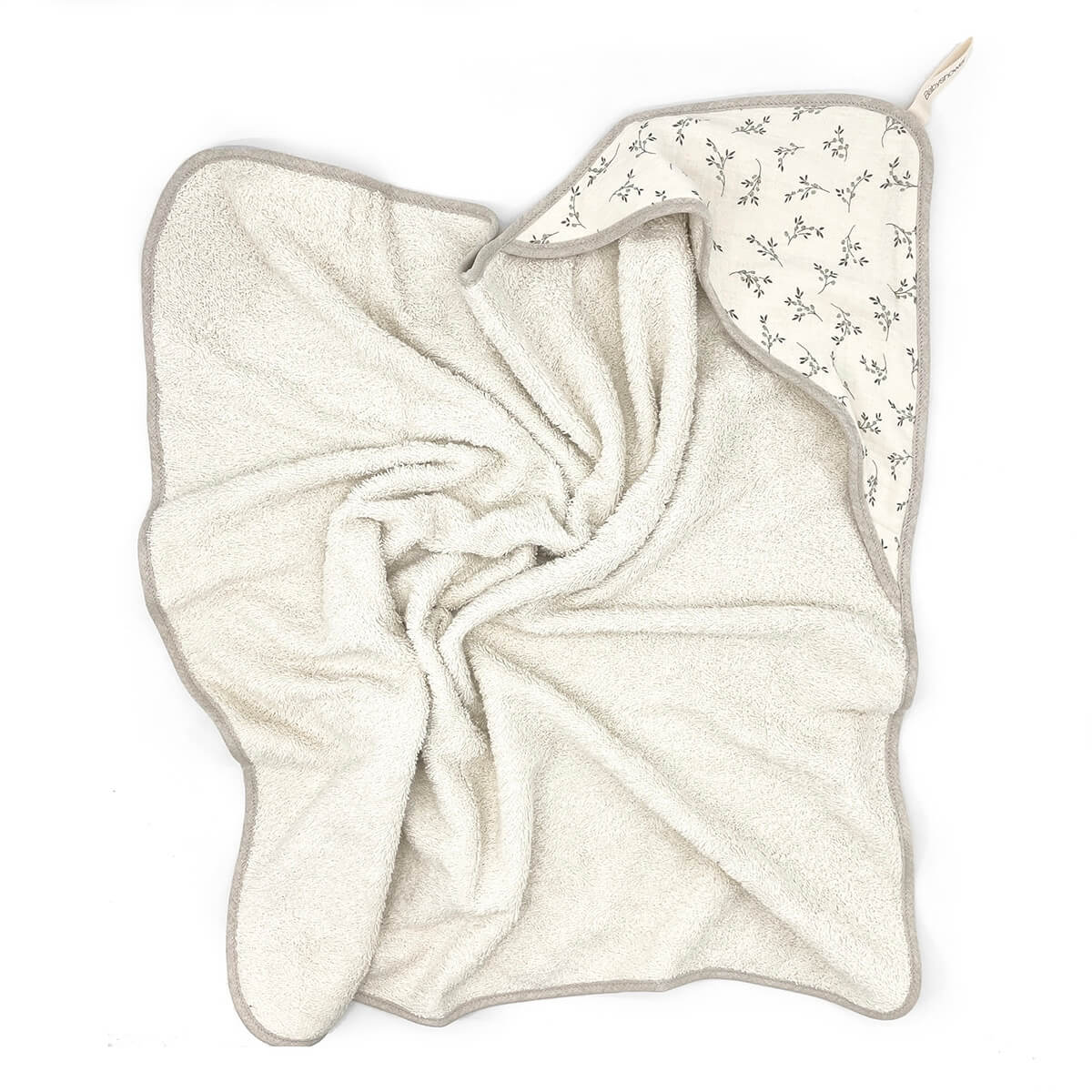 Capa baño Babyshower olive bloom