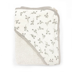 Capa baño Babyshower olive bloom