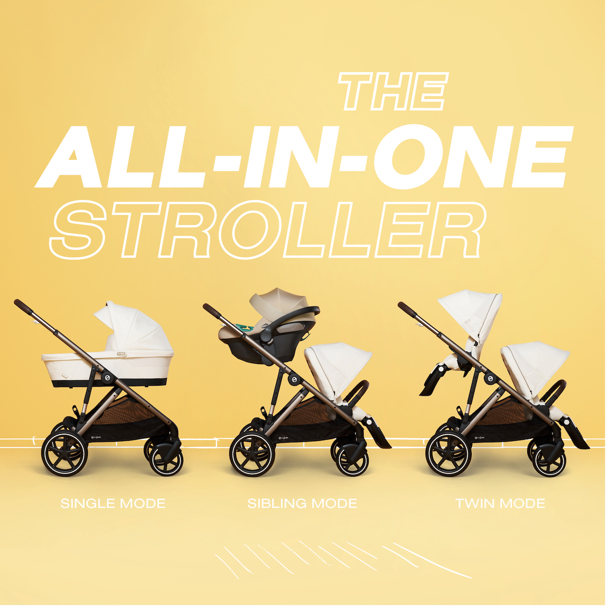 Capazo GAZELLE S Cybex Seashell beige