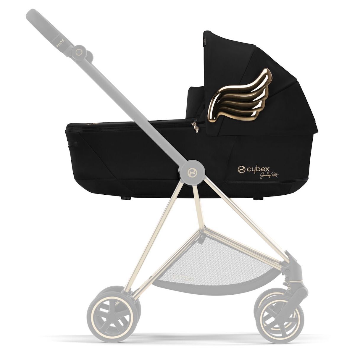 Capazo Lux MIOS Nueva Generación Cybex Wings-black
