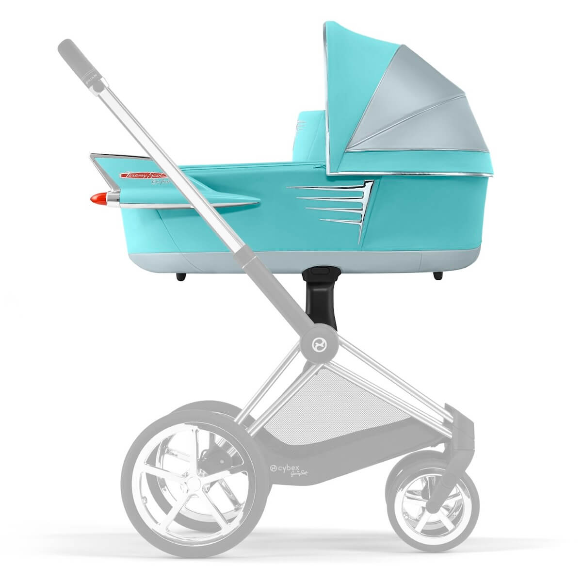 Capazo Lux PRIAM Cybex Jeremy Scott Car light blue