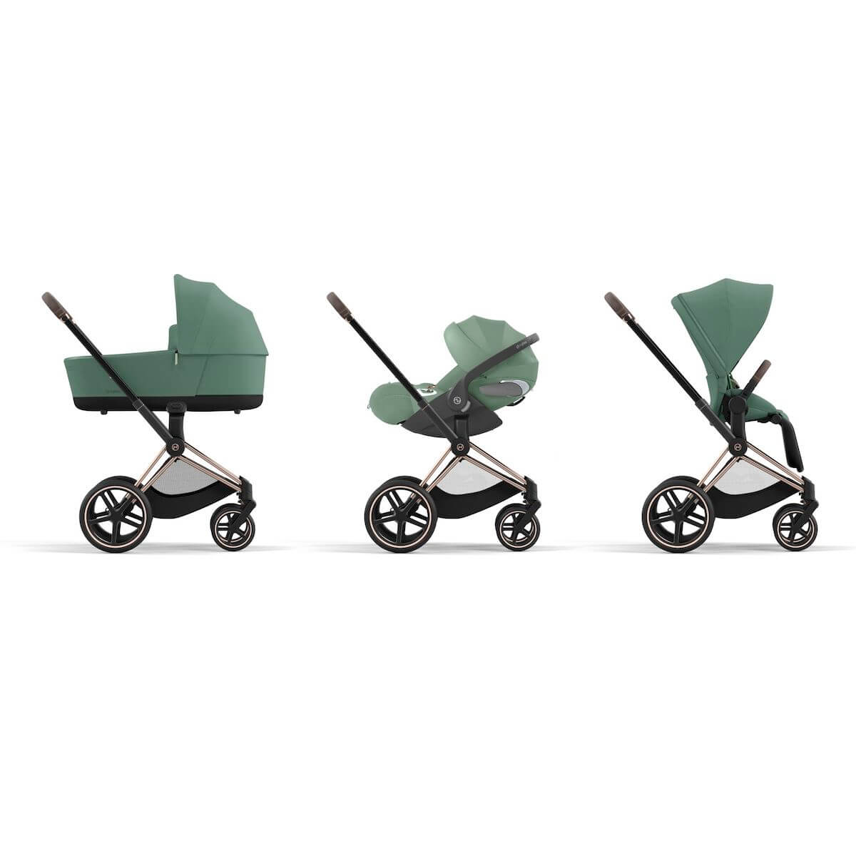 Capazo Lux PRIAM Cybex leaf green