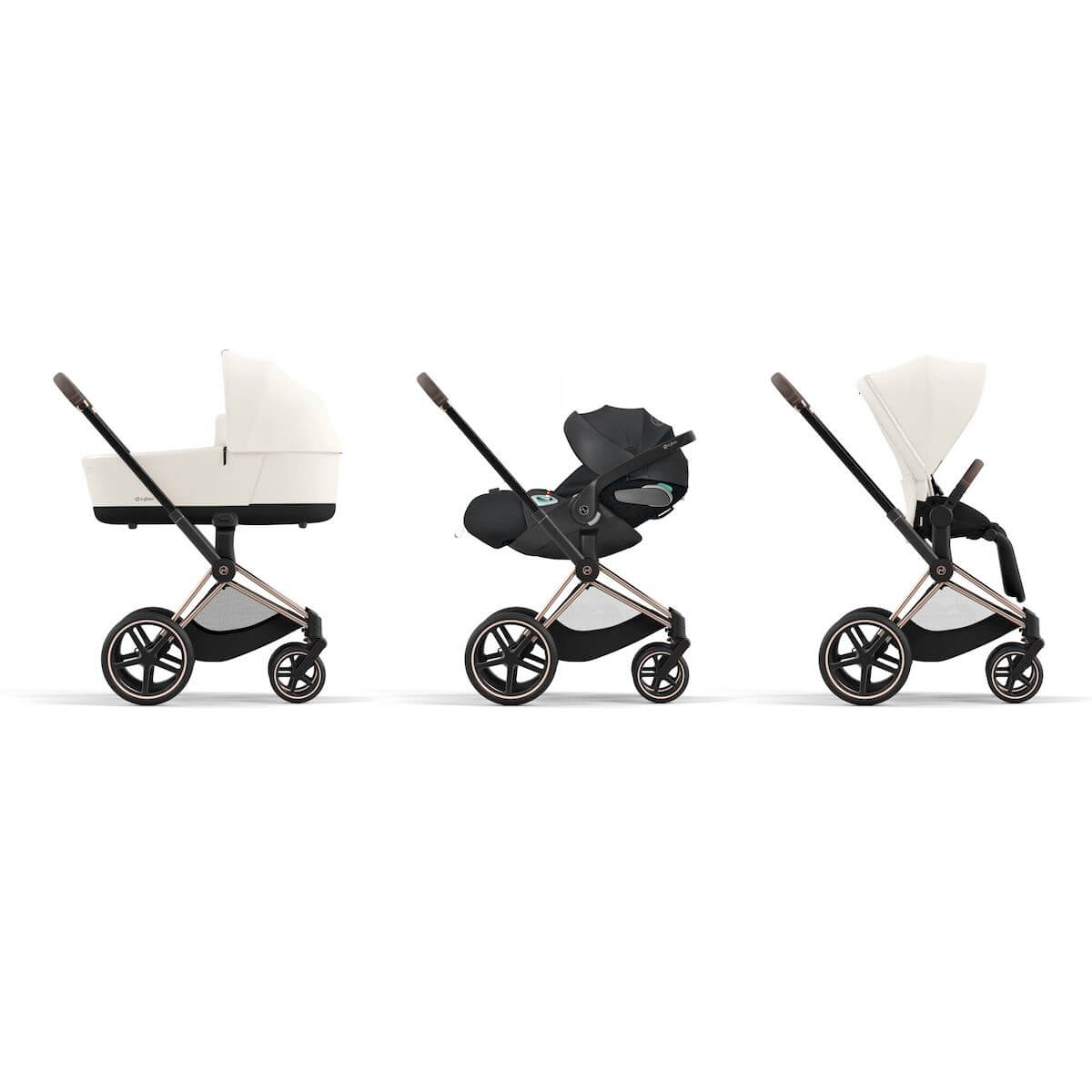 Capazo Lux PRIAM Cybex off white