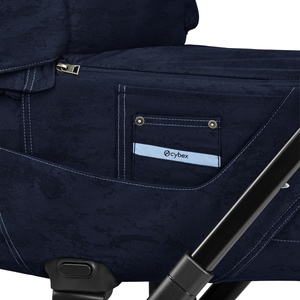 Capazo Lux PRIAM Cybex Rebellious Luxury denim blue